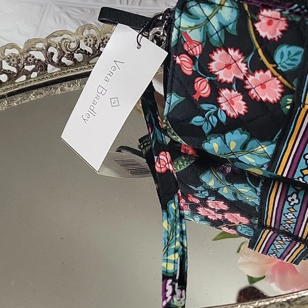 Vera Bradley Vines Floral Iconic RFID Wristlet Wallet Combo - Picture 3 of 10